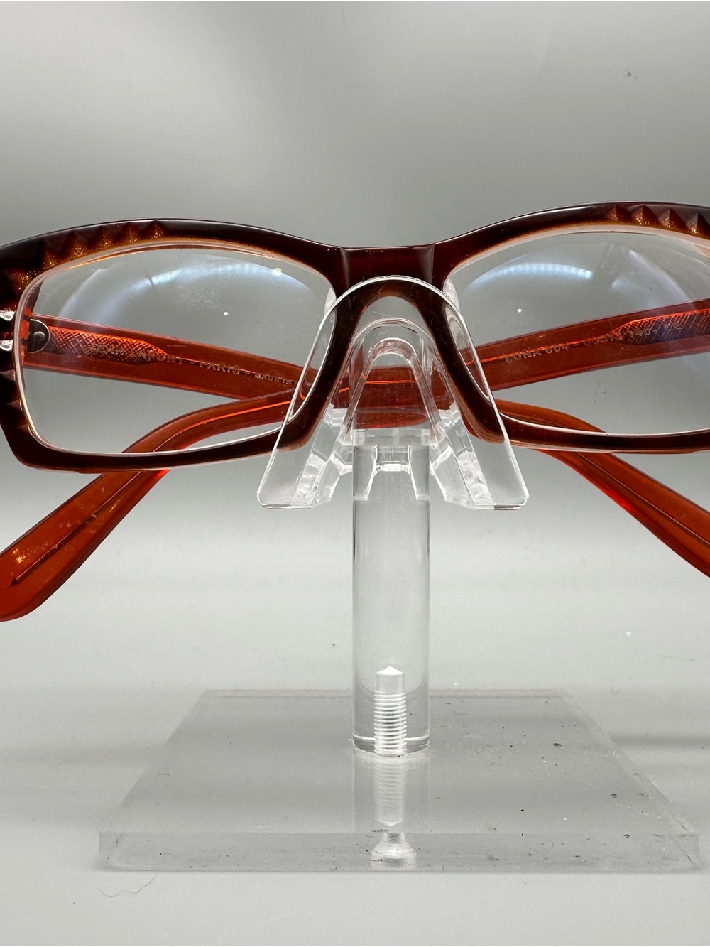 Jean Lafont Paris Luna 804 Red Rectangular Eyeglass Frames France 50-13-140
